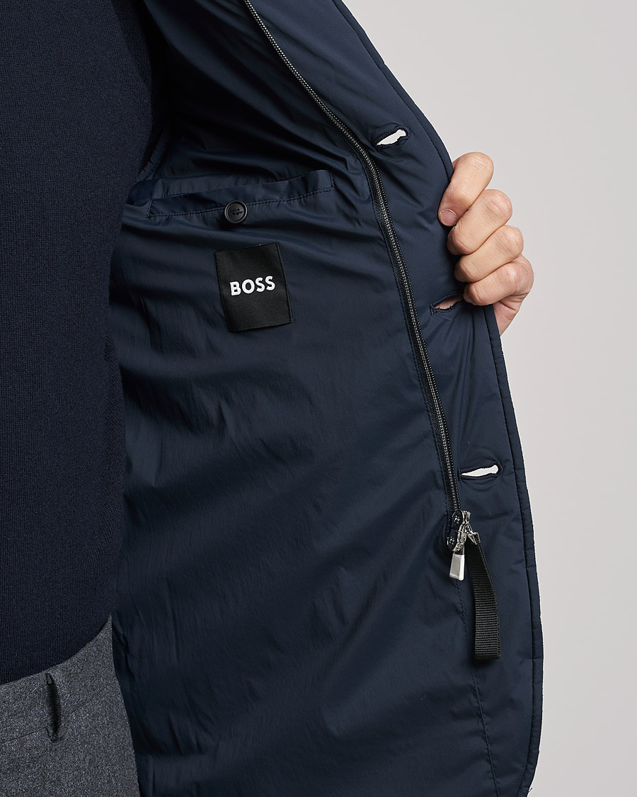 Homme | Manteaux Et Vestes | BOSS BLACK | Hanry Padded Blazer Jacket Dark Blue
