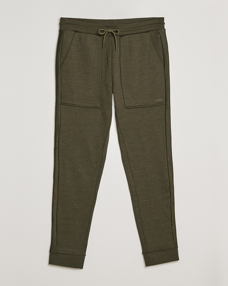 Homme | Pantalons | BOSS BLACK | Lamont Drawstring Trousers Open Green
