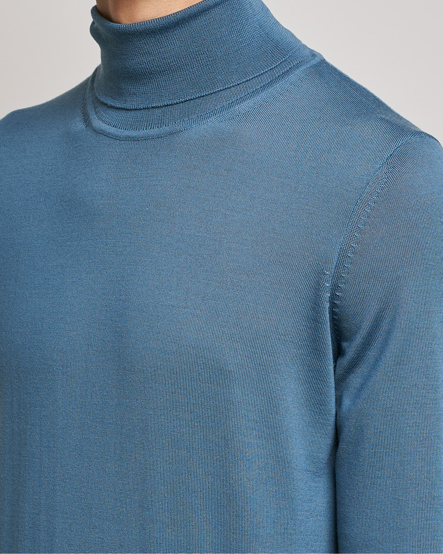 Homme | Pulls Et Tricots | BOSS BLACK | Musso Merino Polo Bright Blue