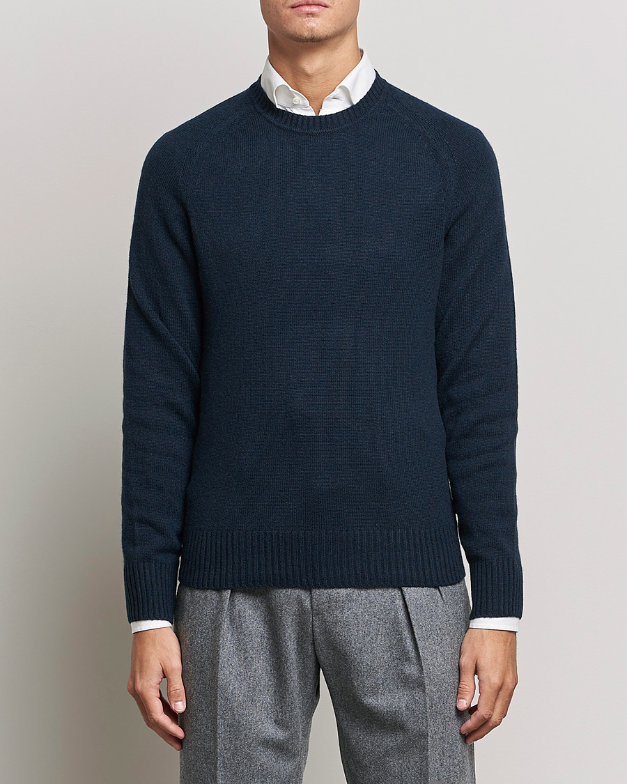 Homme | Pulls Et Tricots | BOSS BLACK | BOSS Lolive Knitted Sweater Dark Blue