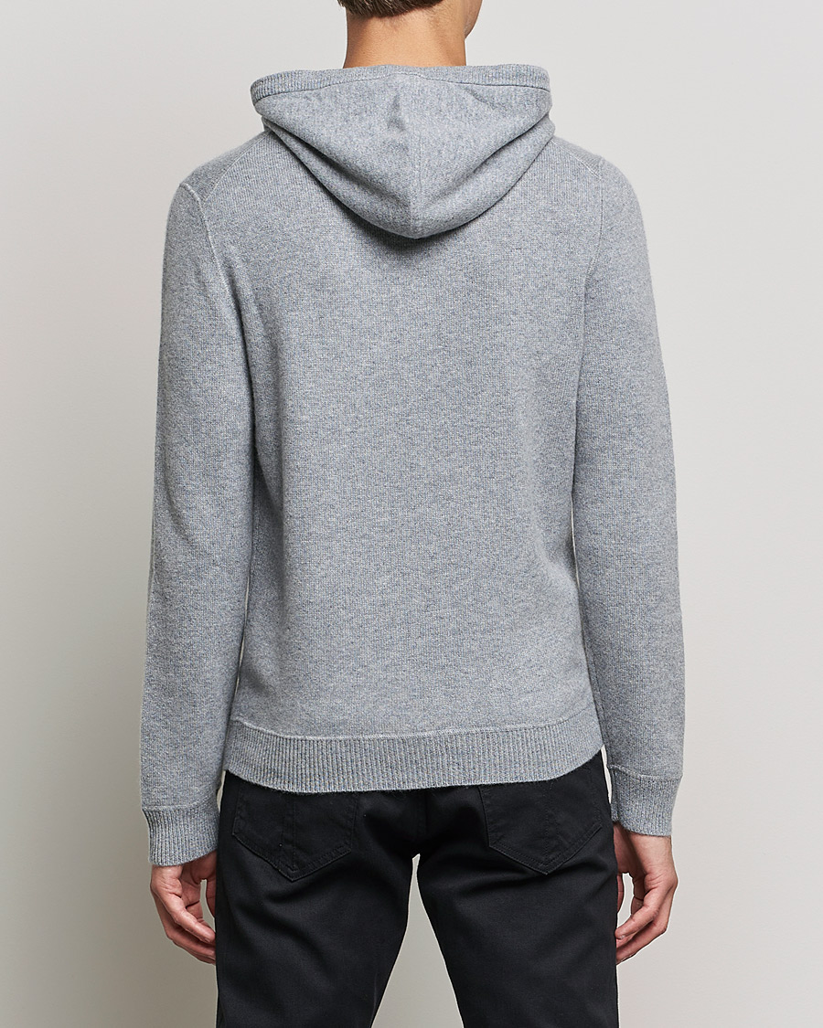 Homme | Pulls Et Tricots | BOSS BLACK | BOSS Tailored Luxus Cashmere Hoodie Silver