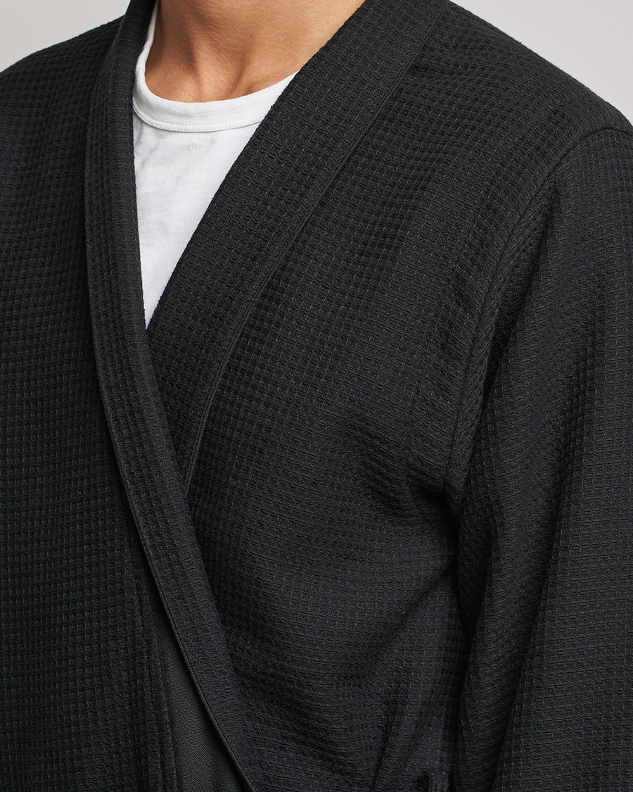 Homme | Peignoirs Et Pyjamas | BOSS BLACK | BOSS Waffle Kimono Black