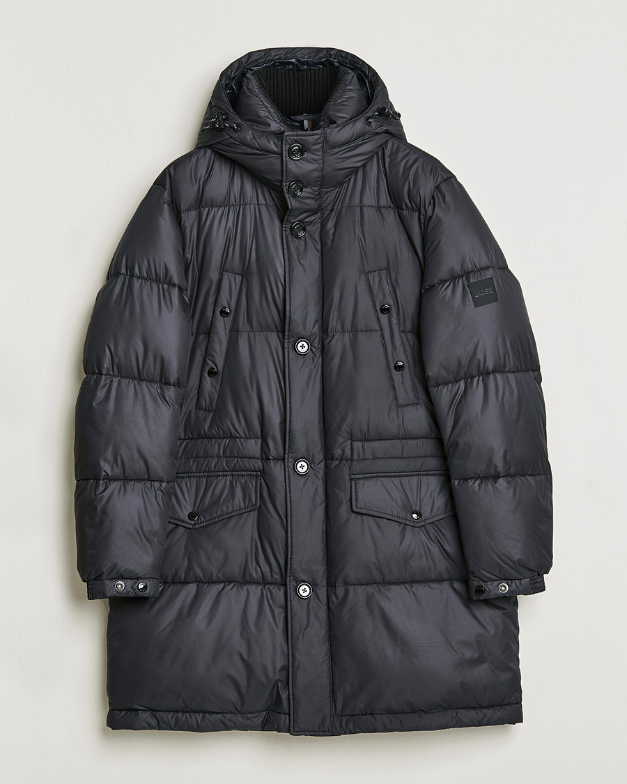Homme | Manteaux Et Vestes | BOSS BLACK | Cian Down Puffer Parka Black