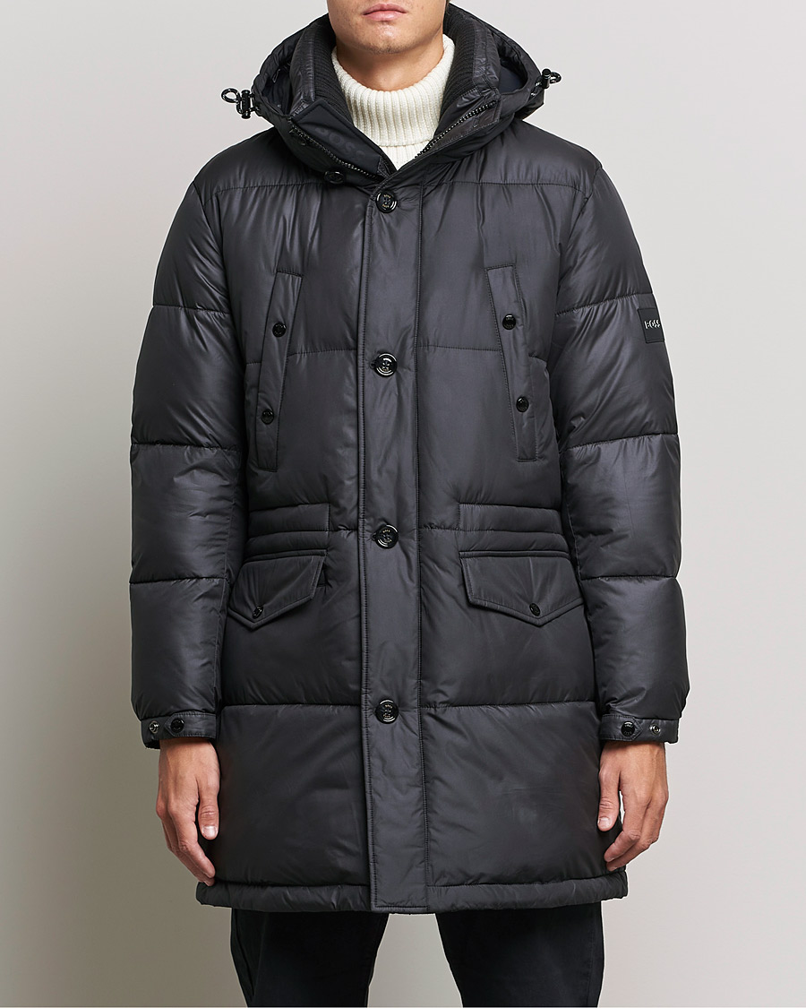 Homme | Manteaux Et Vestes | BOSS BLACK | Cian Down Puffer Parka Black