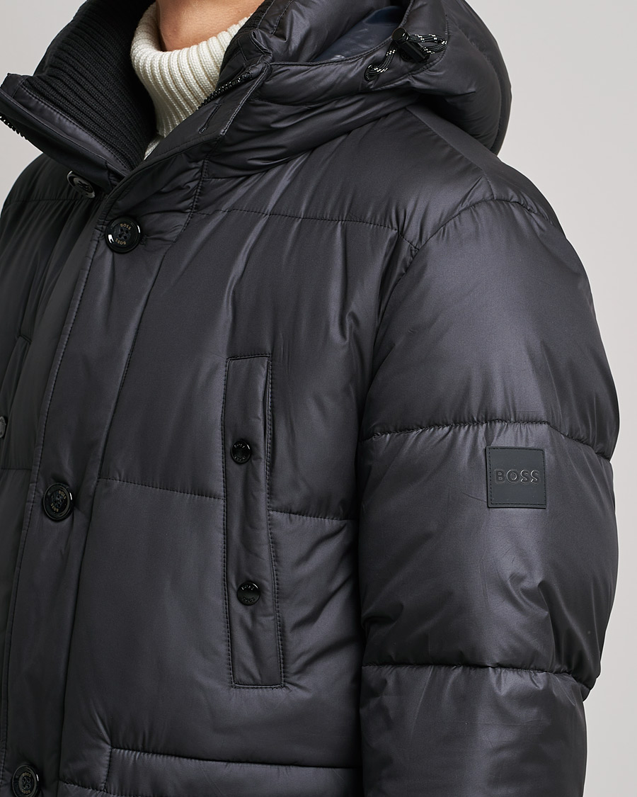 Homme | Manteaux Et Vestes | BOSS BLACK | Cian Down Puffer Parka Black