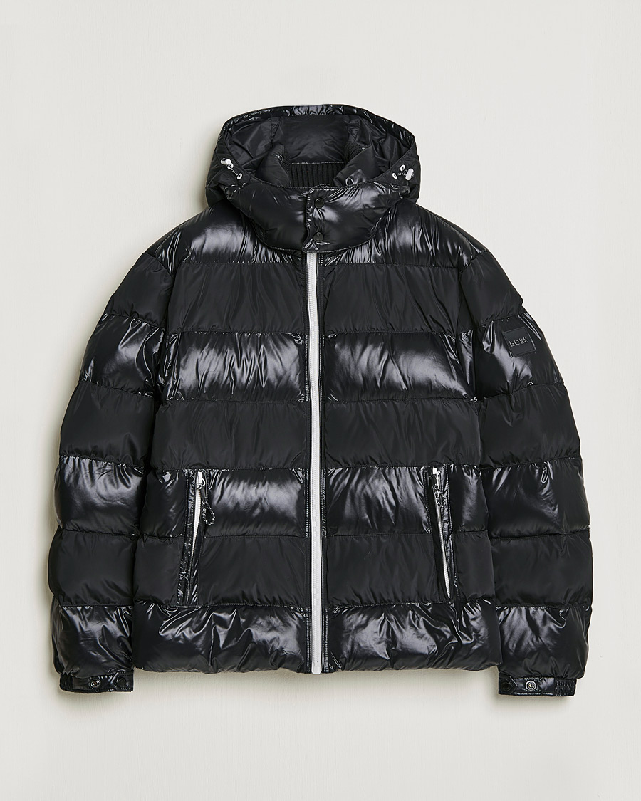 Homme | Manteaux Et Vestes | BOSS BLACK | Cutlero Glossy Puffer Jacket Black