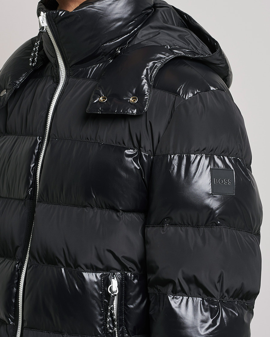 Homme | Manteaux Et Vestes | BOSS BLACK | Cutlero Glossy Puffer Jacket Black