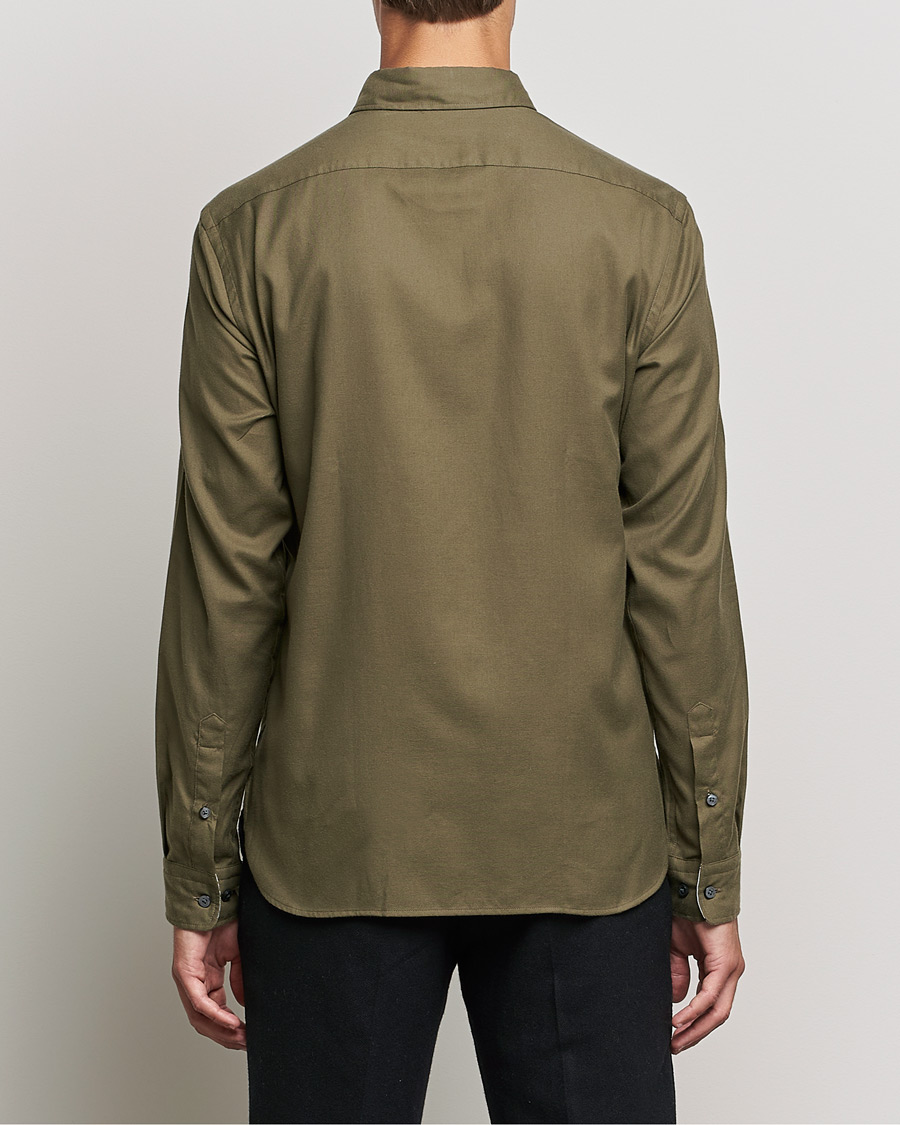 Homme | Chemises | BOSS BLACK | Liam Flannel Shirt Open Green