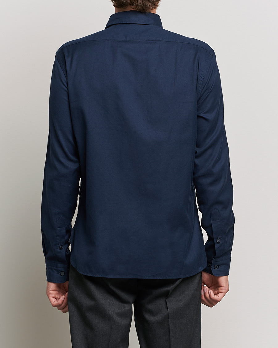 Homme | Chemises | BOSS BLACK | Liam Flannel Shirt Dark Blue