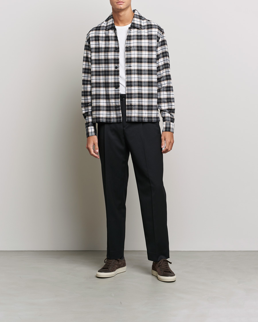 Homme | Chemises | BOSS BLACK | Nolan Check Flannel Shirt Black