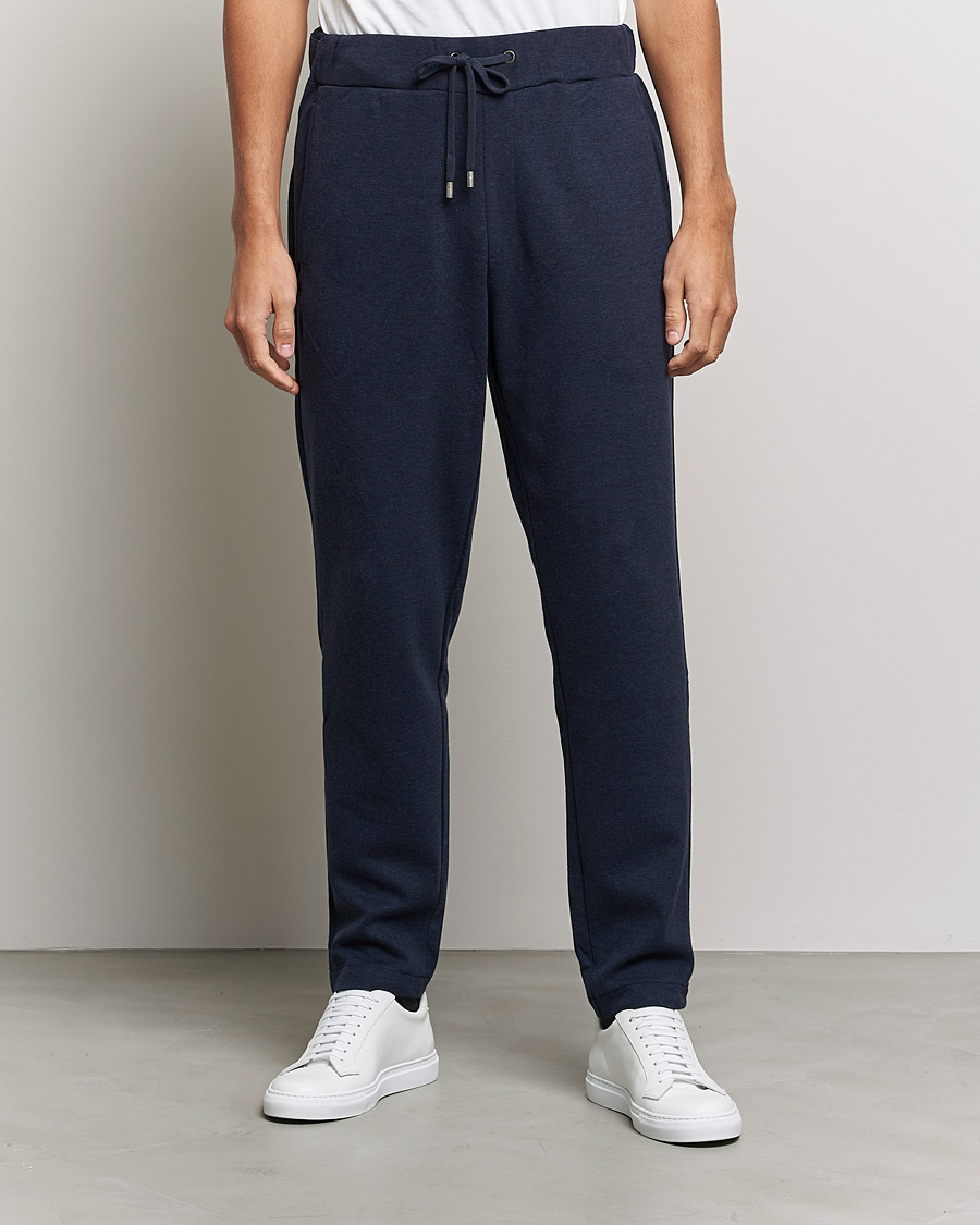 Homme | Pantalons | BOSS BLACK | BOSS Cashmere Sweatpants Dark Blue