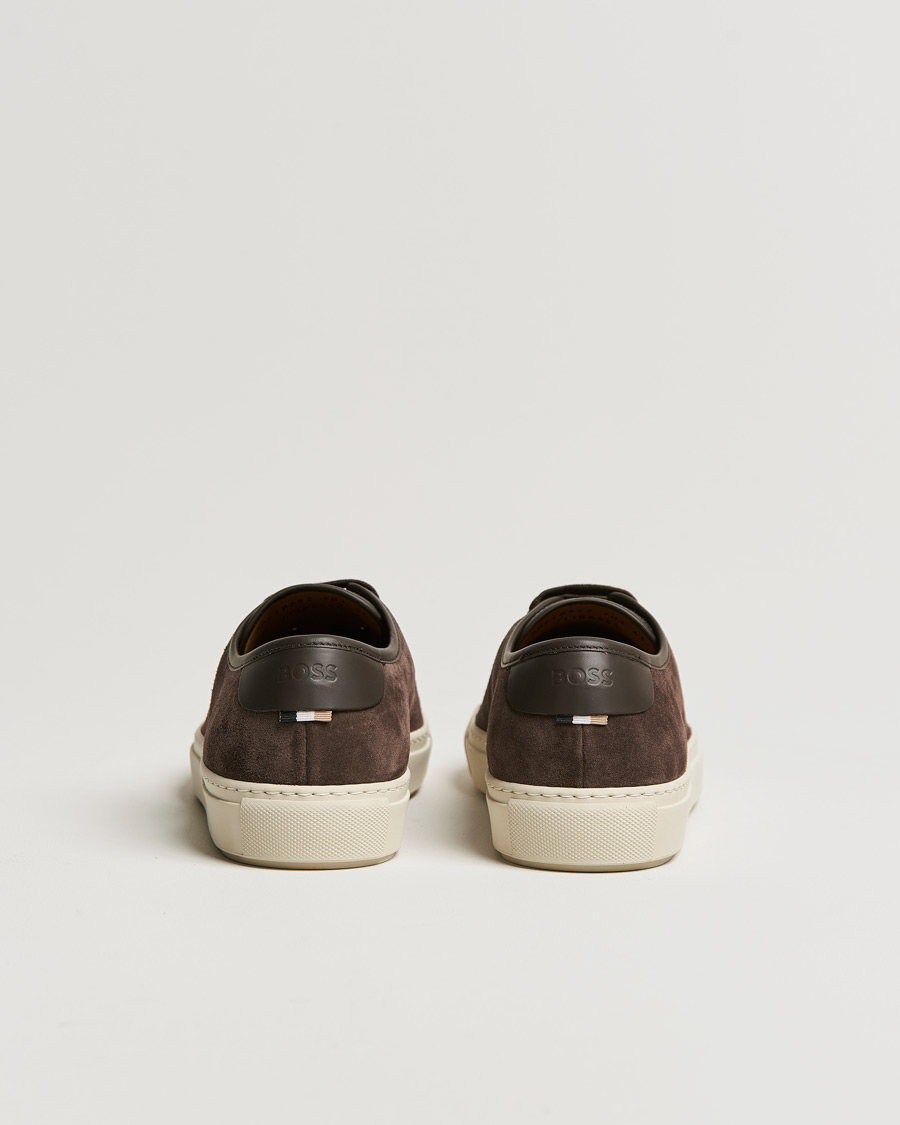 Homme | BOSS Mirage Suede Sneakers Dark Brown | BOSS BLACK | BOSS Mirage Suede Sneakers Dark Brown