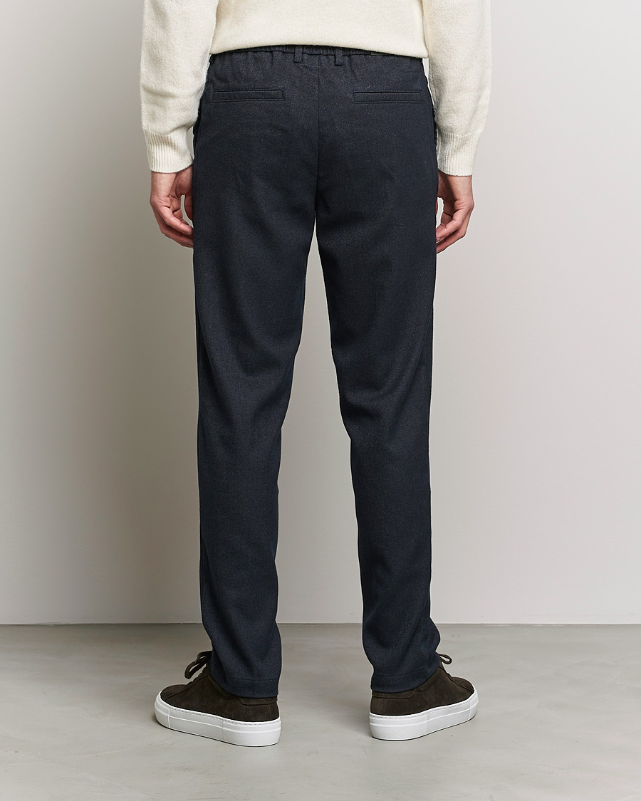Homme | Pantalons | BOSS BLACK | BOSS Kane Drawstring Trousers Dark Blue