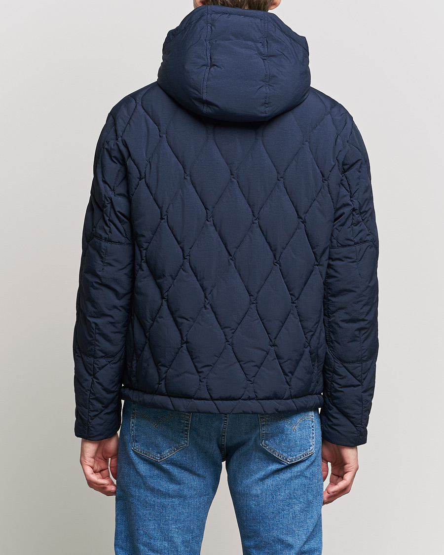 Homme | Manteaux Et Vestes | BOSS ORANGE | Onlet Quilted Down Jacket Dark Blue