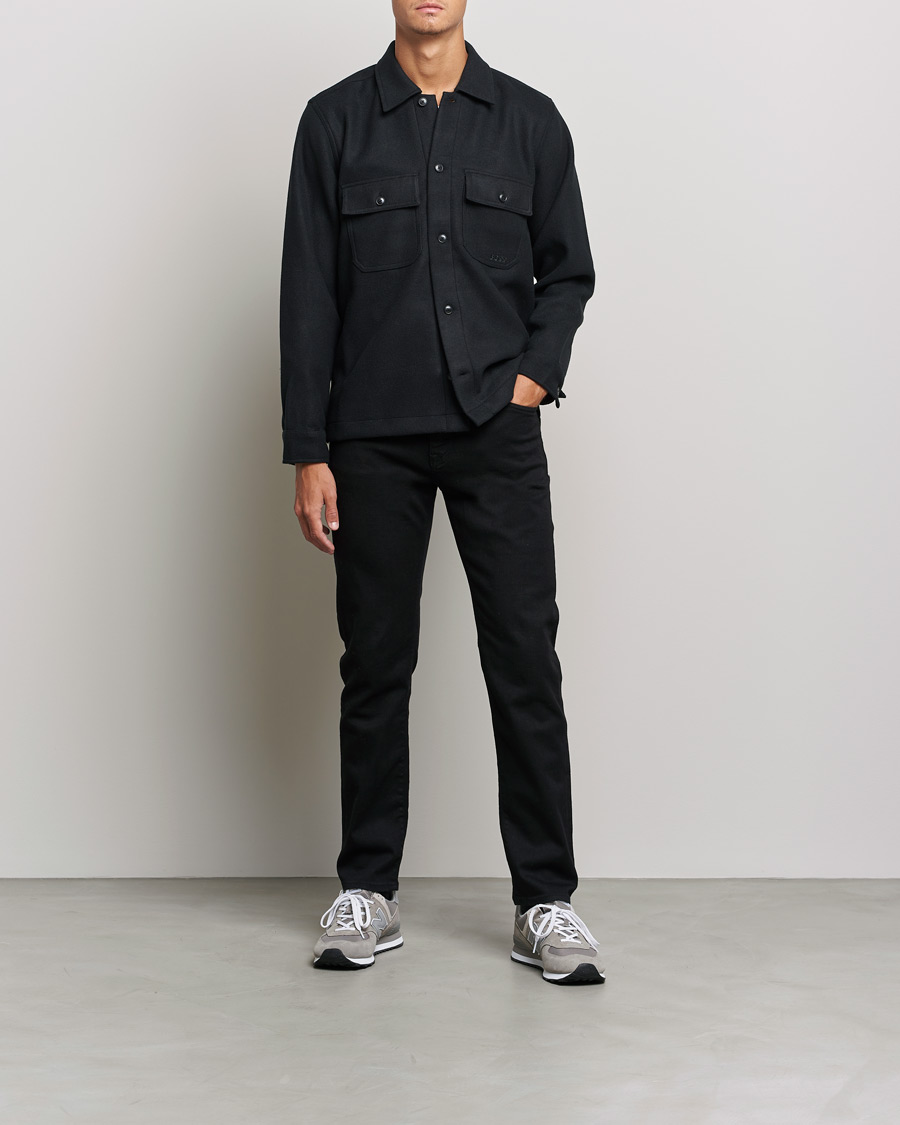 Homme | Chemises | BOSS ORANGE | Lovvo Pocket Overshirt Black