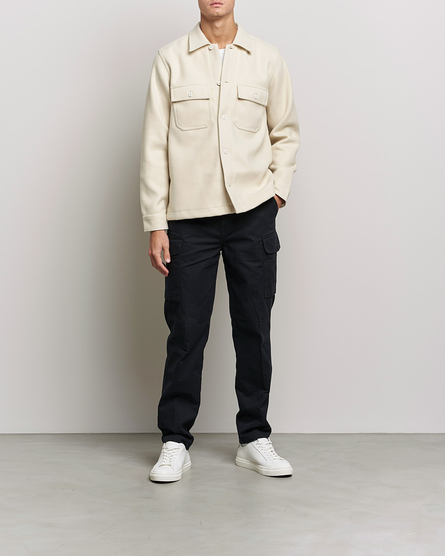 Homme | Chemises | BOSS ORANGE | Lovvo Pocket Overshirt Open White