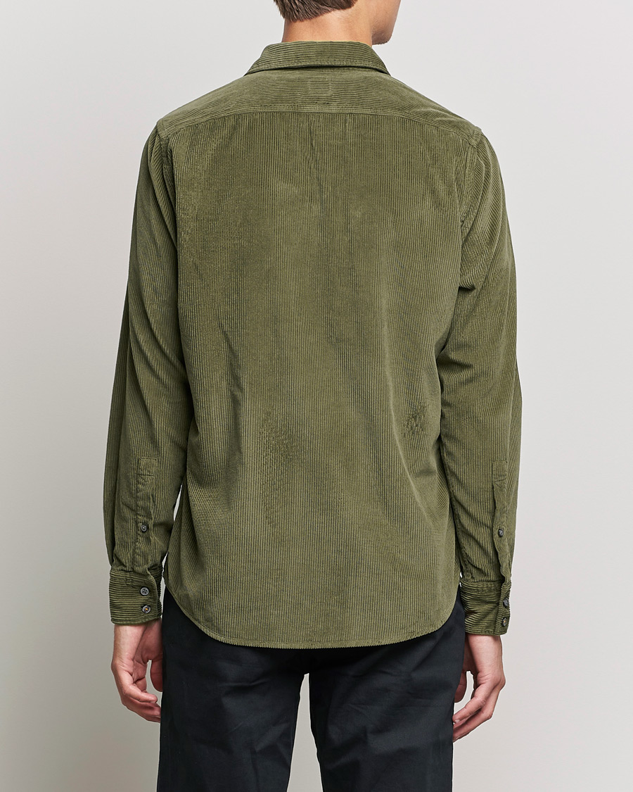 Homme | Chemises | BOSS ORANGE | Relegant Corduroy Shirt Dark Green