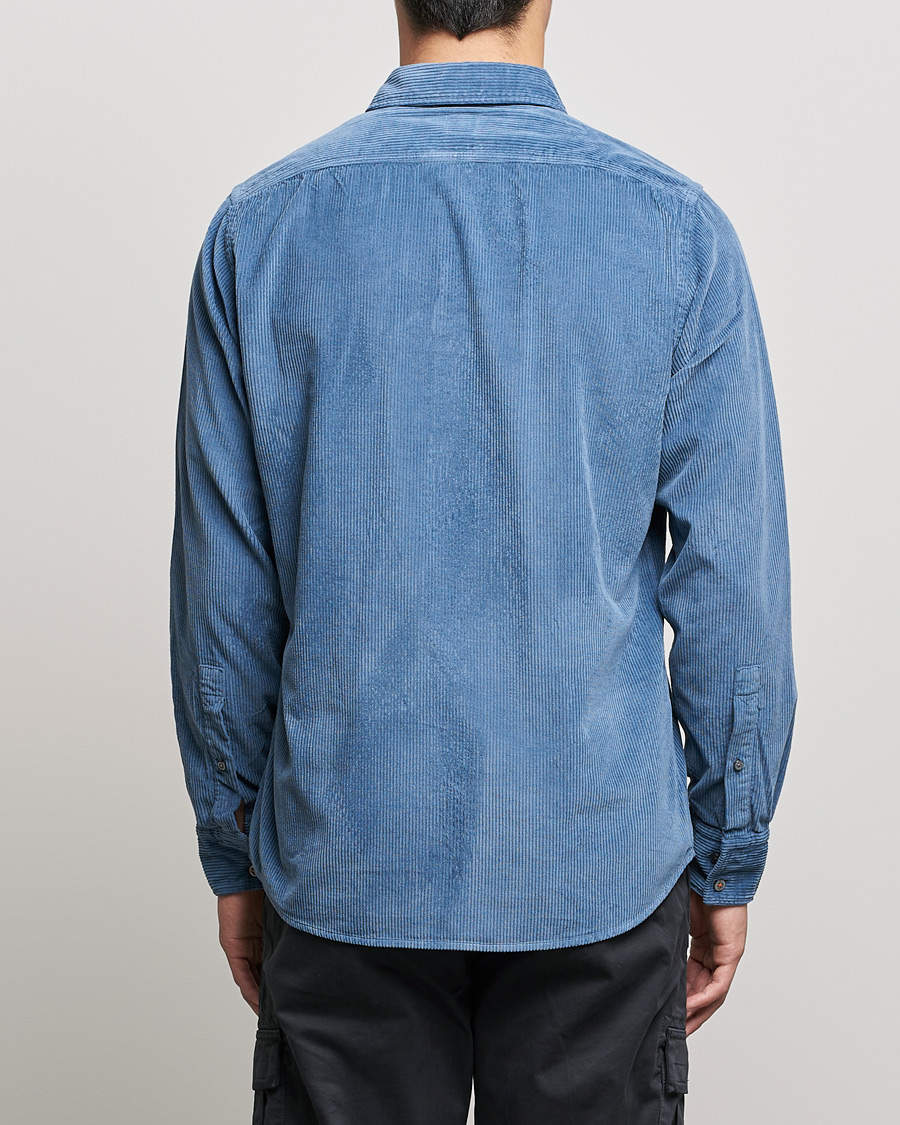 Homme | Chemises | BOSS ORANGE | Relegant Corduroy Shirt Bright Blue