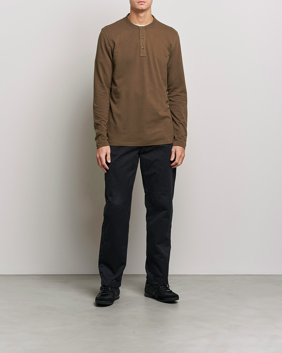 Homme | Pulls Et Tricots | BOSS ORANGE | Teetwill Henley Dark Green