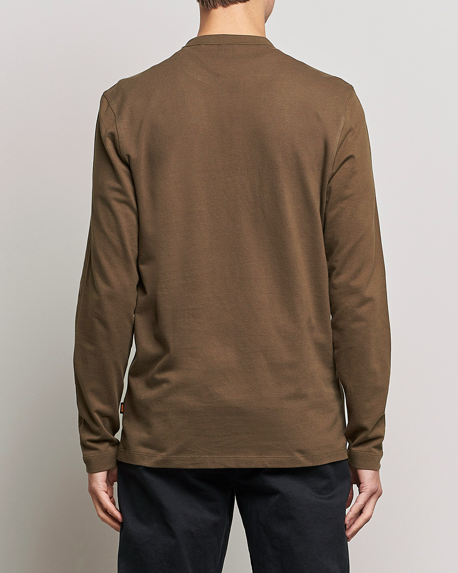 Homme | Pulls Et Tricots | BOSS ORANGE | Teetwill Henley Dark Green