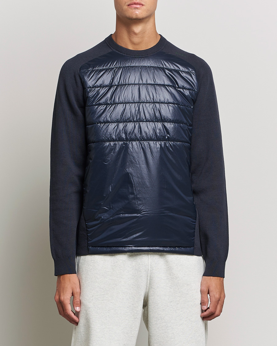 Homme | Pulls Et Tricots | BOSS GREEN | Zarlim Hybrid Sweatshirt Dark Blue