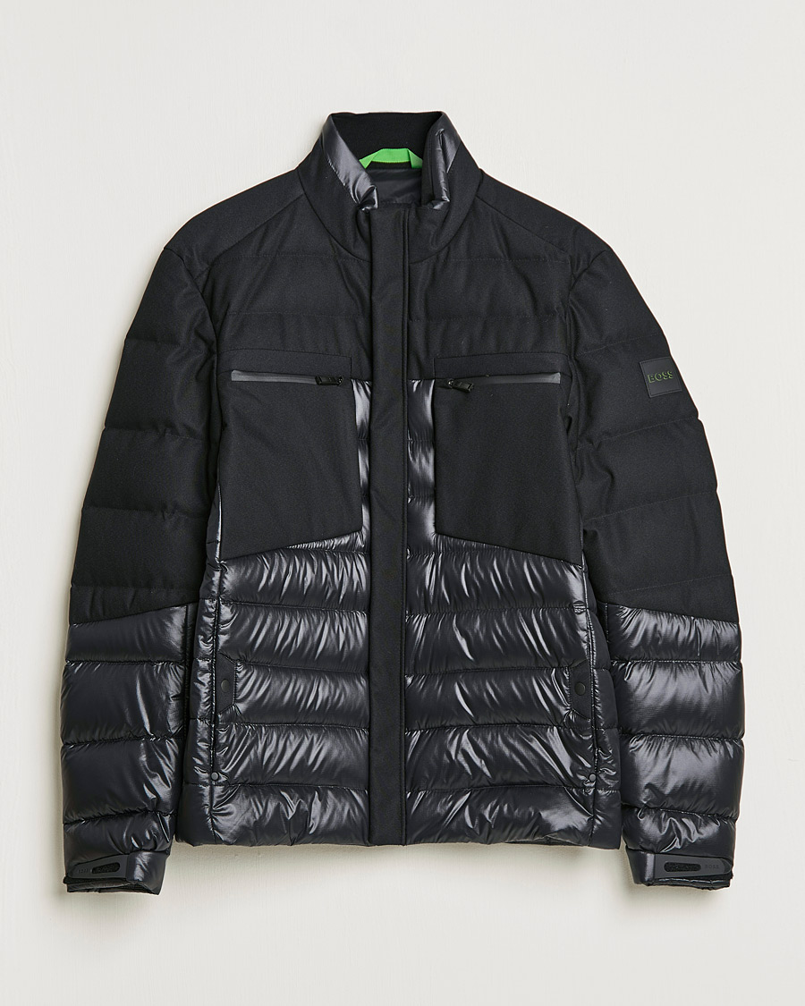 Homme | Manteaux Et Vestes | BOSS GREEN | Bergen Semi Glossy Down Jacket Black