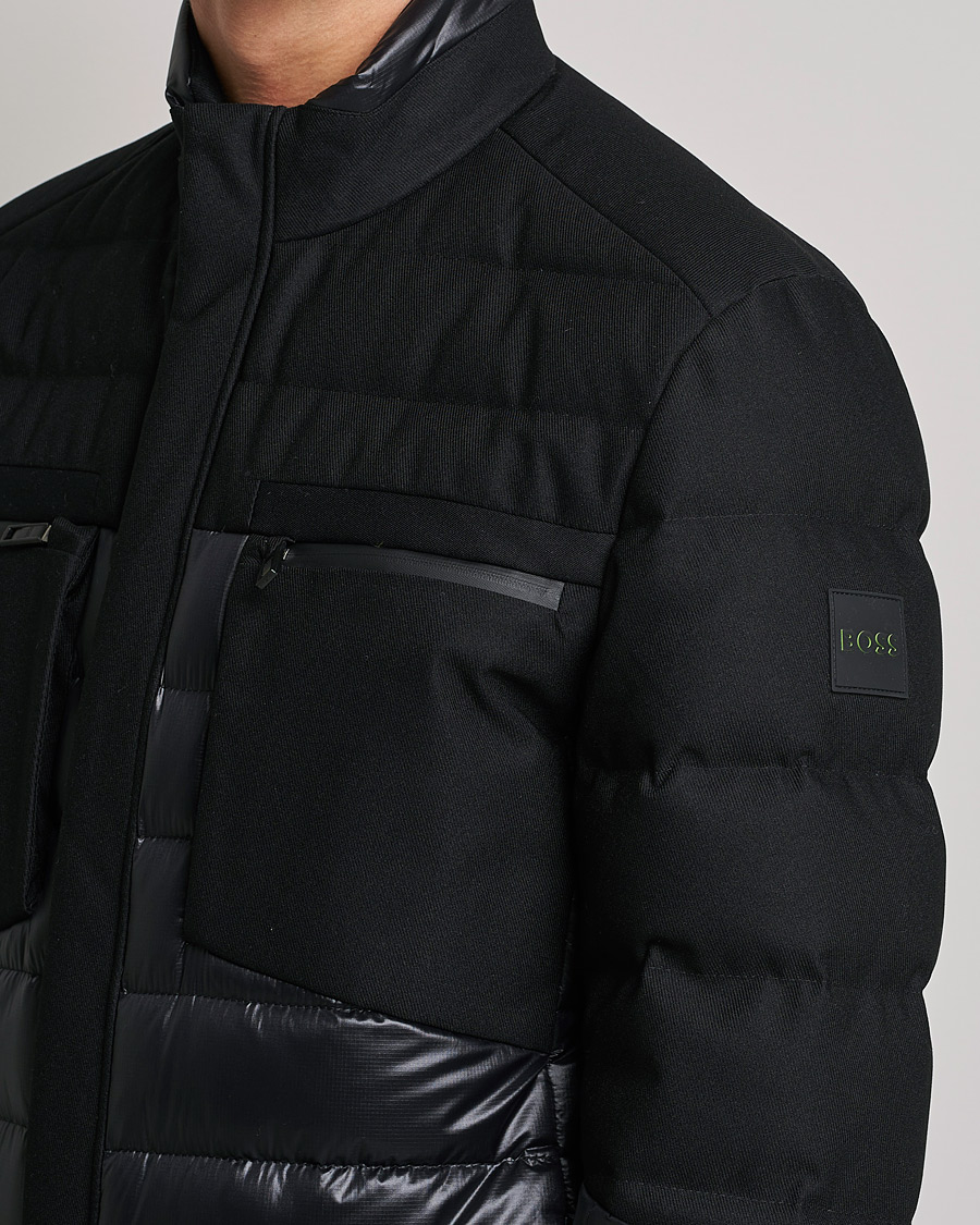 Homme | Manteaux Et Vestes | BOSS GREEN | Bergen Semi Glossy Down Jacket Black