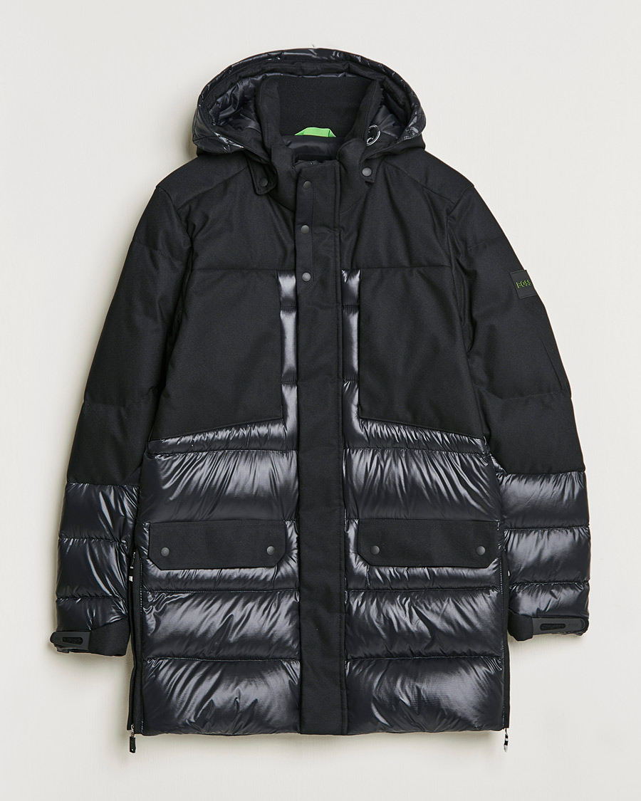 Homme | Manteaux Et Vestes | BOSS GREEN | Arviko Semi Glossy Down Parka Black