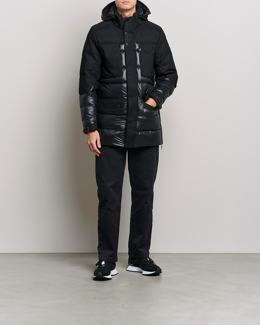 Homme | Manteaux Et Vestes | BOSS GREEN | Arviko Semi Glossy Down Parka Black