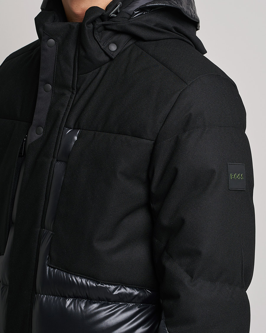 Homme | Manteaux Et Vestes | BOSS GREEN | Arviko Semi Glossy Down Parka Black