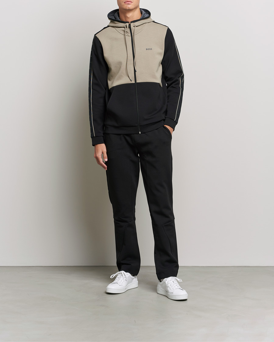 Homme | Pulls Et Tricots | BOSS GREEN | Saggy Full Zip Hoodie Black