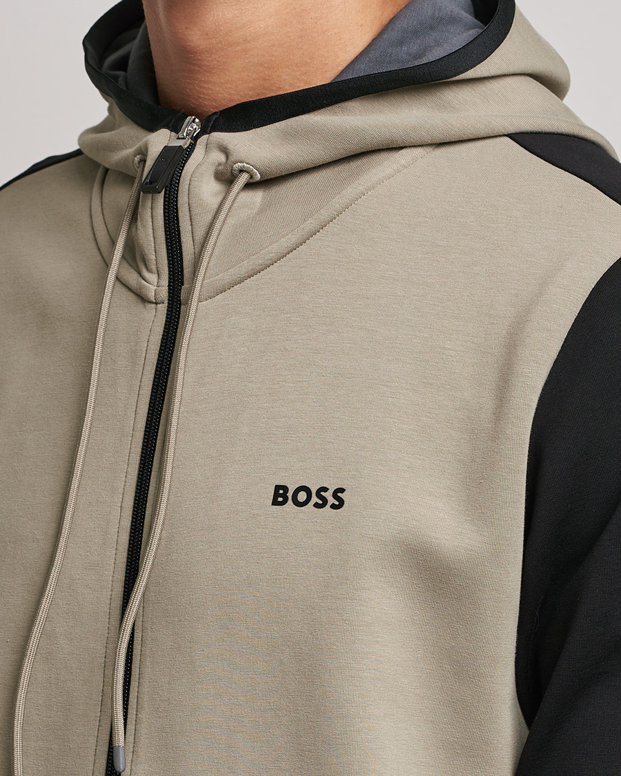 Homme | Pulls Et Tricots | BOSS GREEN | Saggy Full Zip Hoodie Black