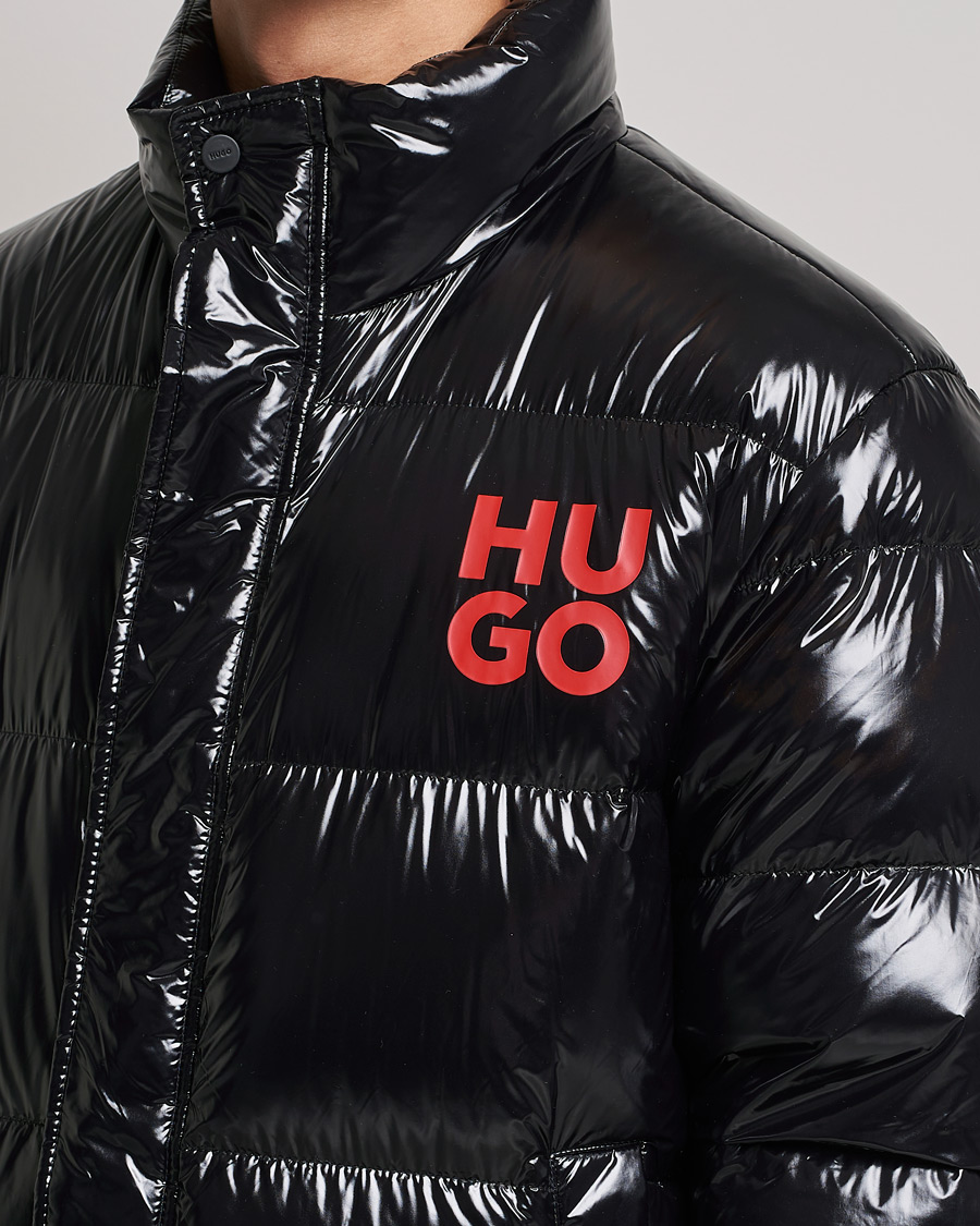 Homme | Manteaux Et Vestes | HUGO | Biron Glossy Down Jacket Black