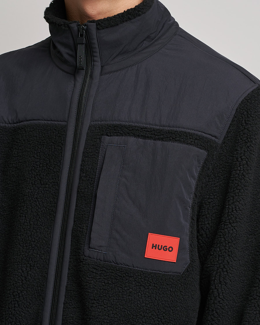 Homme | Pulls Et Tricots | HUGO | Demongras Teddy Full Zip Black