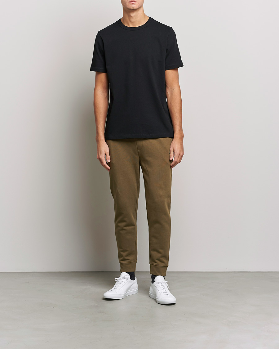 Homme | Pantalons | HUGO | Dayote Logo Sweatpants Dark Green