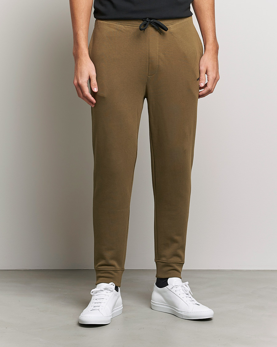 Homme | Pantalons | HUGO | Dayote Logo Sweatpants Dark Green