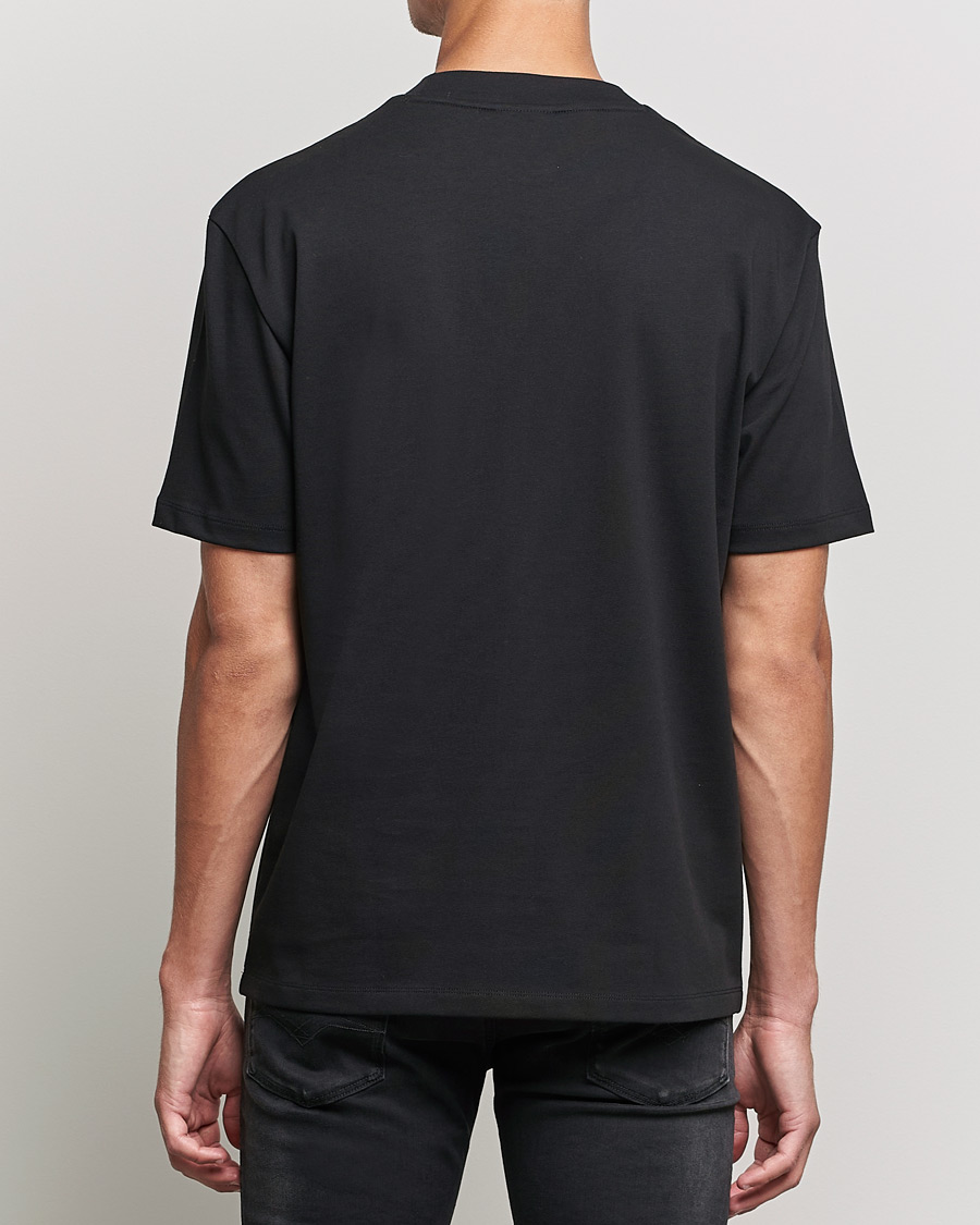 Homme | T-shirts | HUGO | Dosmos Logo Crew Neck T-Shirt Black