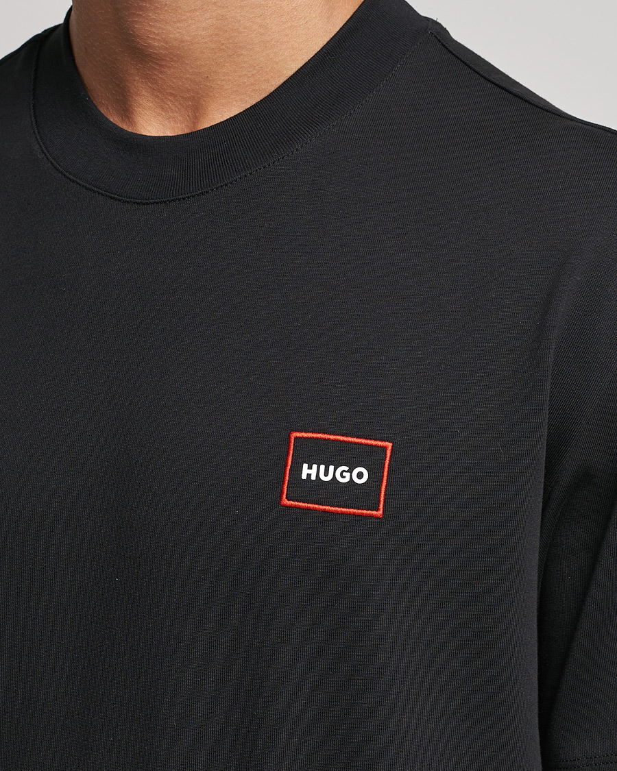 Homme | T-shirts | HUGO | Dosmos Logo Crew Neck T-Shirt Black