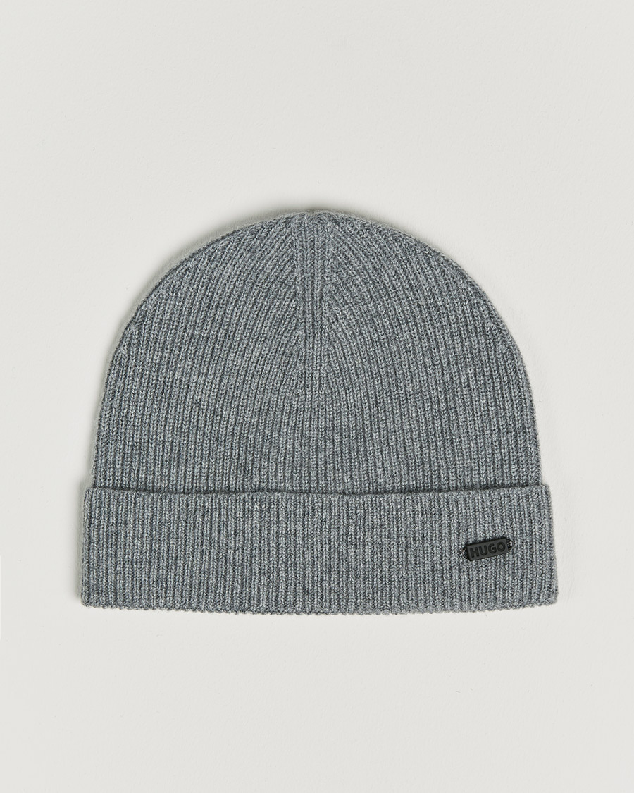 Homme | HUGO Xamir Beanie Open Grey | HUGO | Xamir Beanie Open Grey