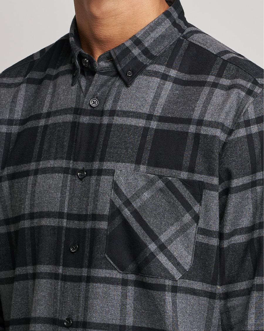 Homme | Chemises | HUGO | Ermann Checked Overshirt Black