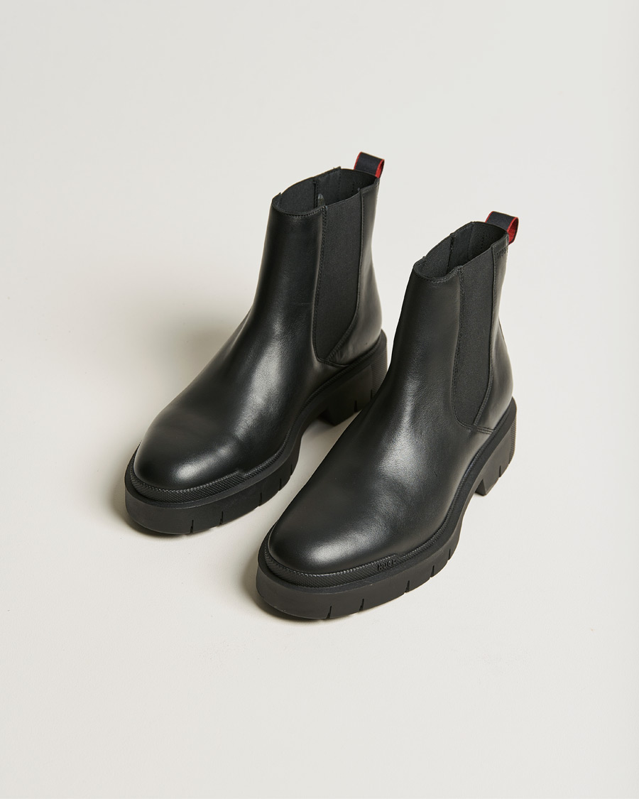 Homme | HUGO Denzel Chunky Chelsea Boots Black | HUGO | Denzel Chunky Chelsea Boots Black