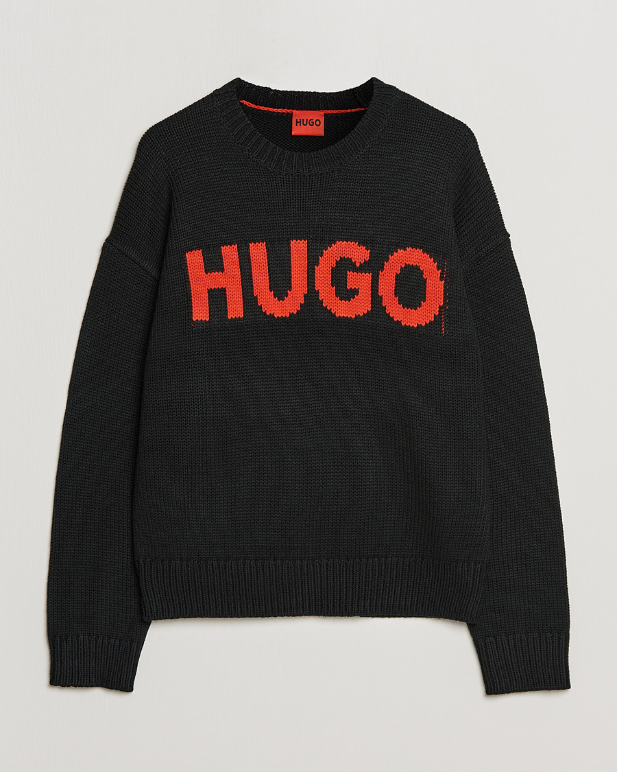 Homme | Pulls Et Tricots | HUGO | Slogonon Knitted Sweater Black