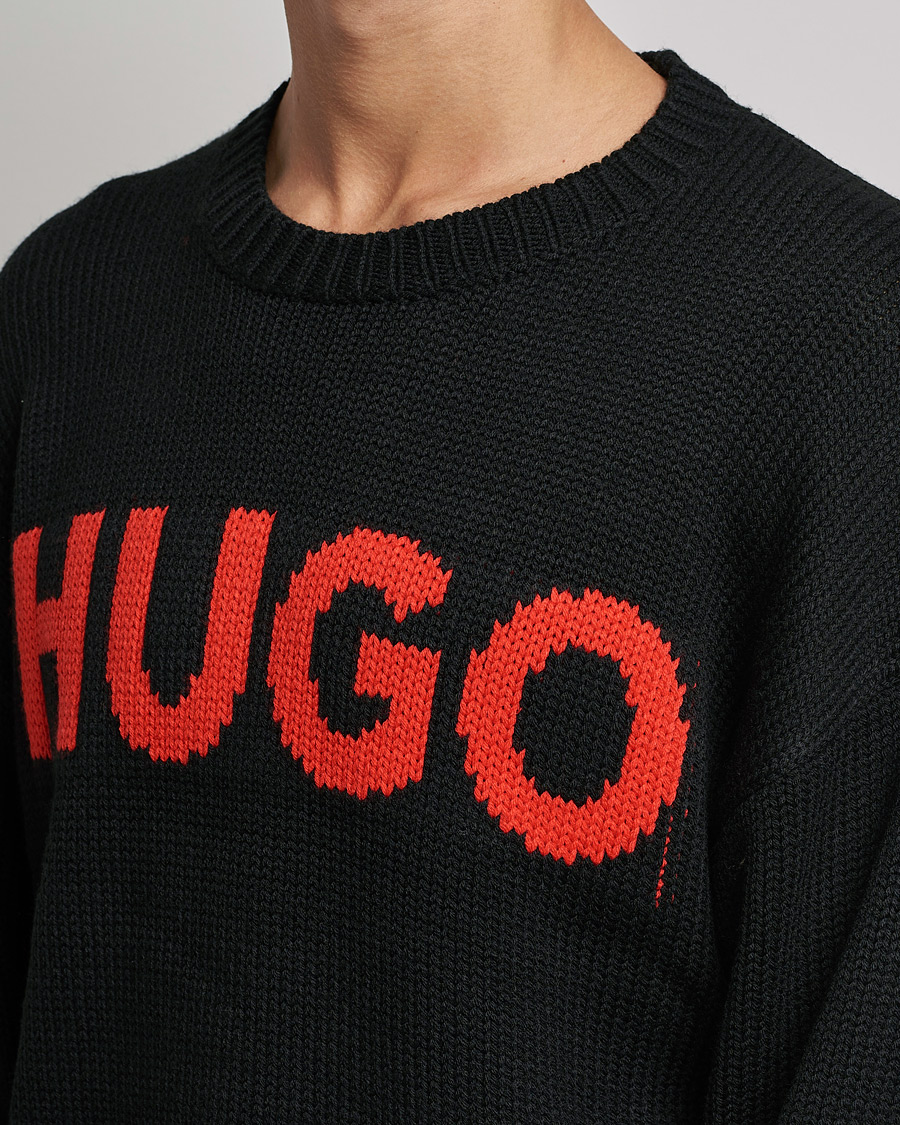 Homme | Pulls Et Tricots | HUGO | Slogonon Knitted Sweater Black