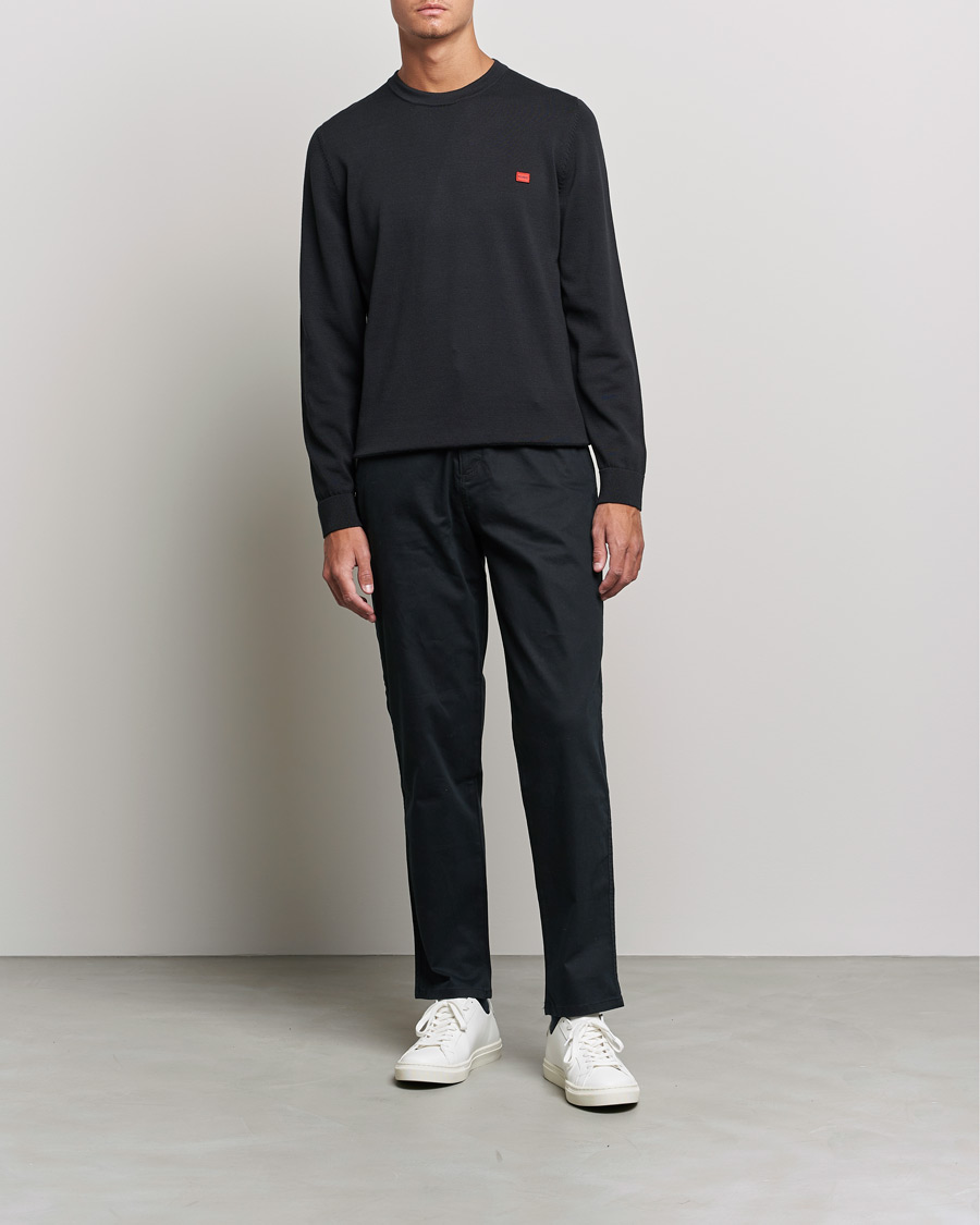 Homme | Pulls Et Tricots | HUGO | San Cassius Knitted Sweater Black