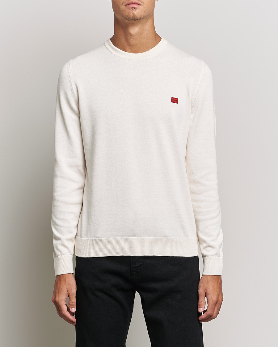 Homme | Pulls Et Tricots | HUGO | San Cassius Knitted Sweater Natural