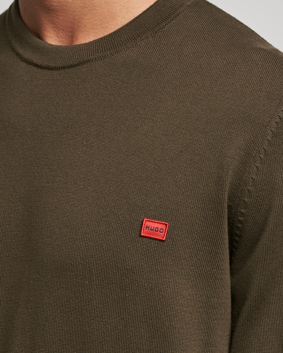 Homme | Pulls Et Tricots | HUGO | San Cassius Knitted Sweater Dark Green