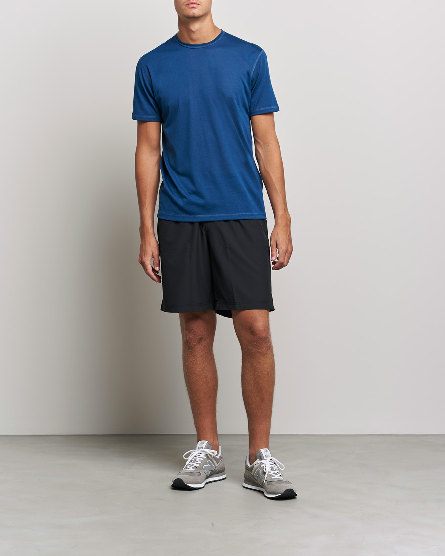 Homme | T-shirts | Sunspel | Active Tee Navy