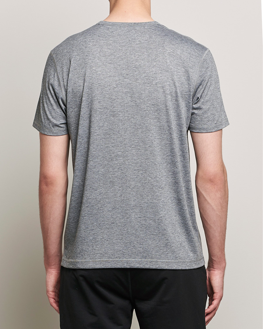 Homme | T-shirts | Sunspel | Active Tee Grey Melange