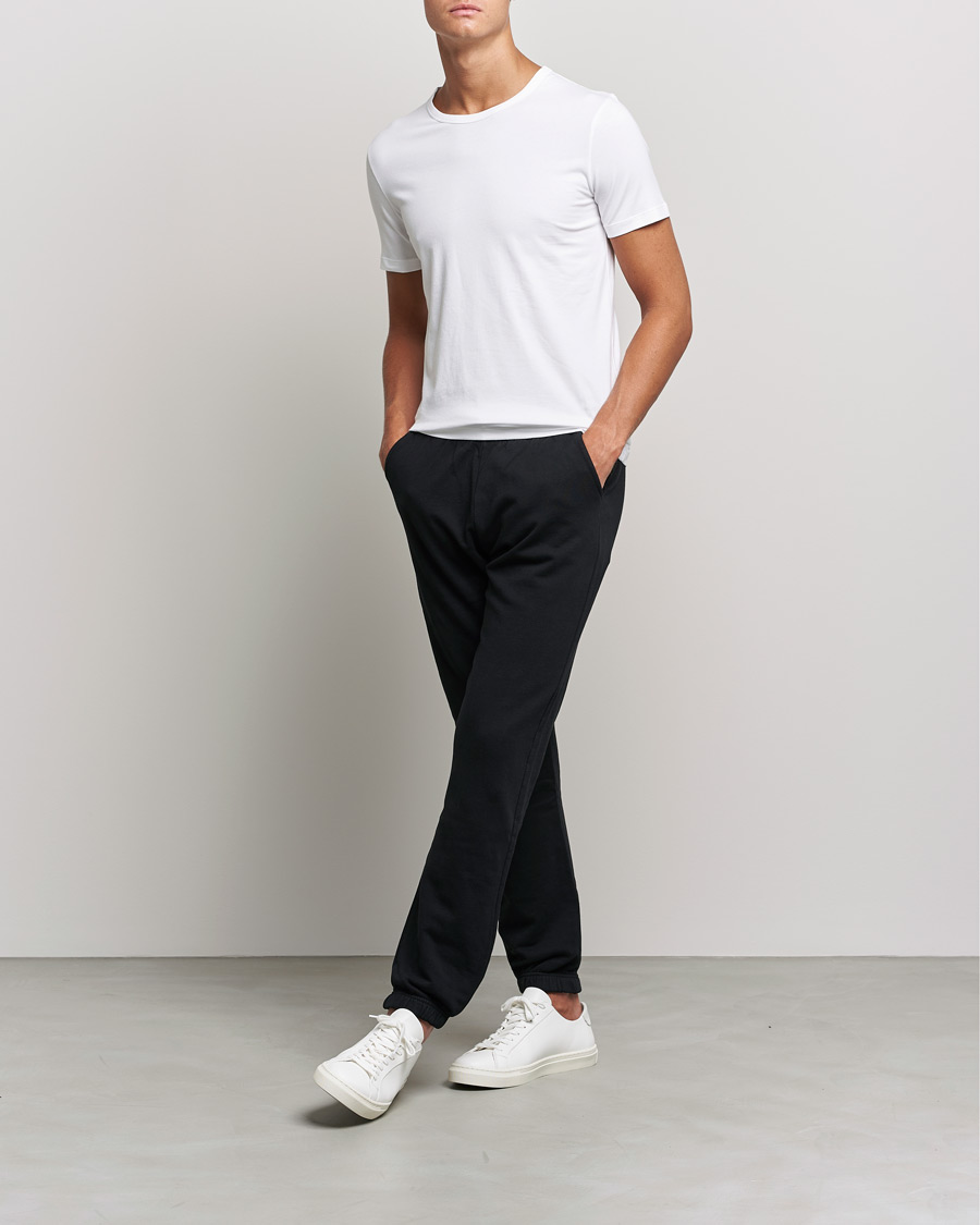 Homme | T-shirts | BOSS BLACK | 2-Pack Crew Neck Slim Fit T-Shirt White