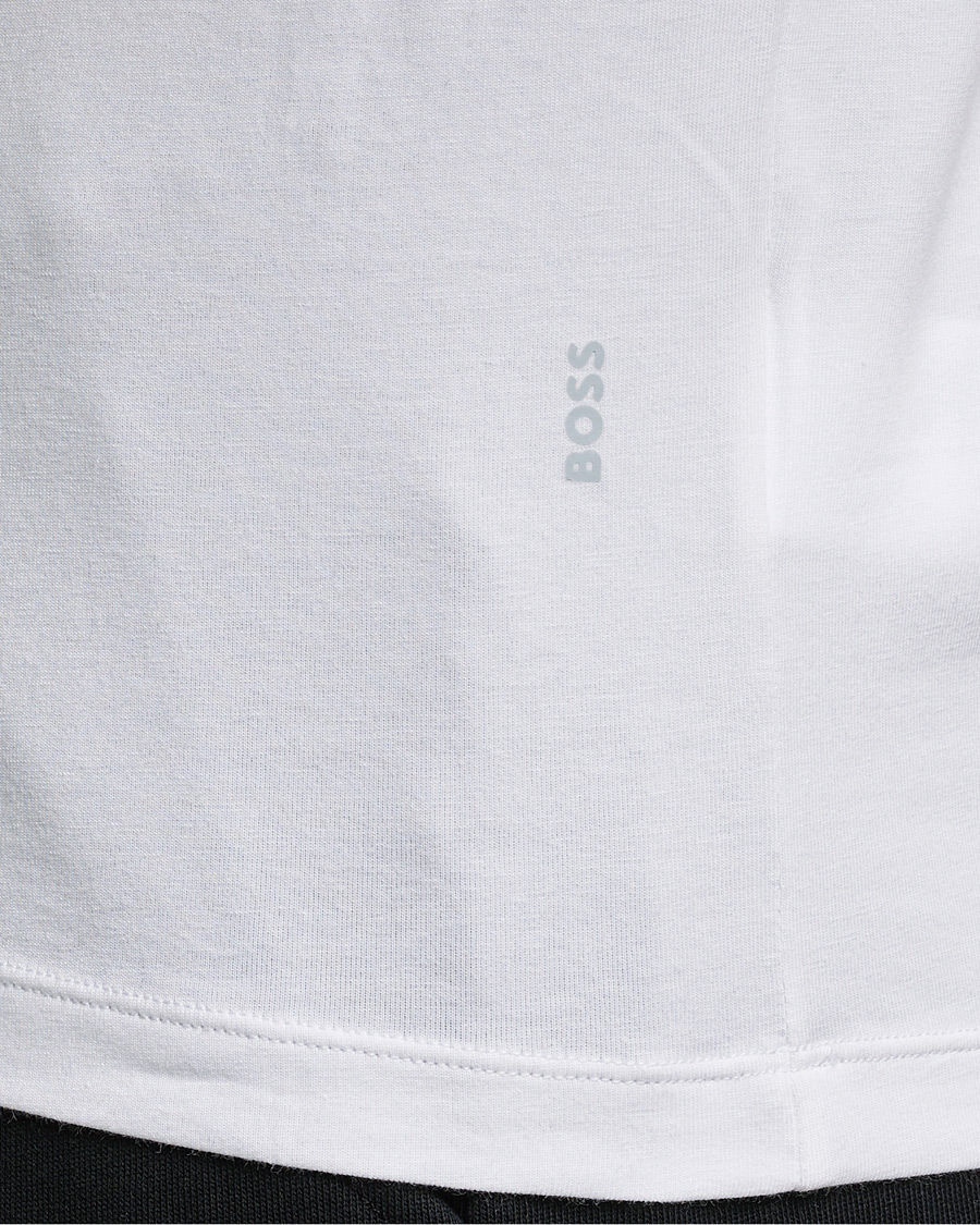 Homme | T-shirts | BOSS BLACK | 2-Pack Crew Neck Slim Fit T-Shirt White